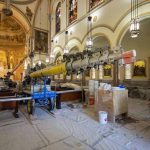 JTI Telescopic Boom Lift at St John the Baptist Church, Jersey City USA