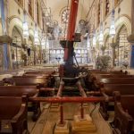 JTI Telescopic Boom Lift at St John the Baptist Church, Jersey City USA