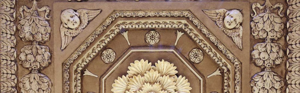 Plaster detail from the historic Hotel Syracuse in Syracuse, NY